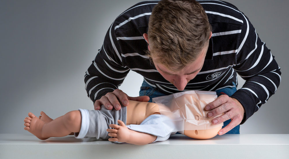 Notfallretter.de® HLW Baby Puppe 2in1 für Trainingszwecke