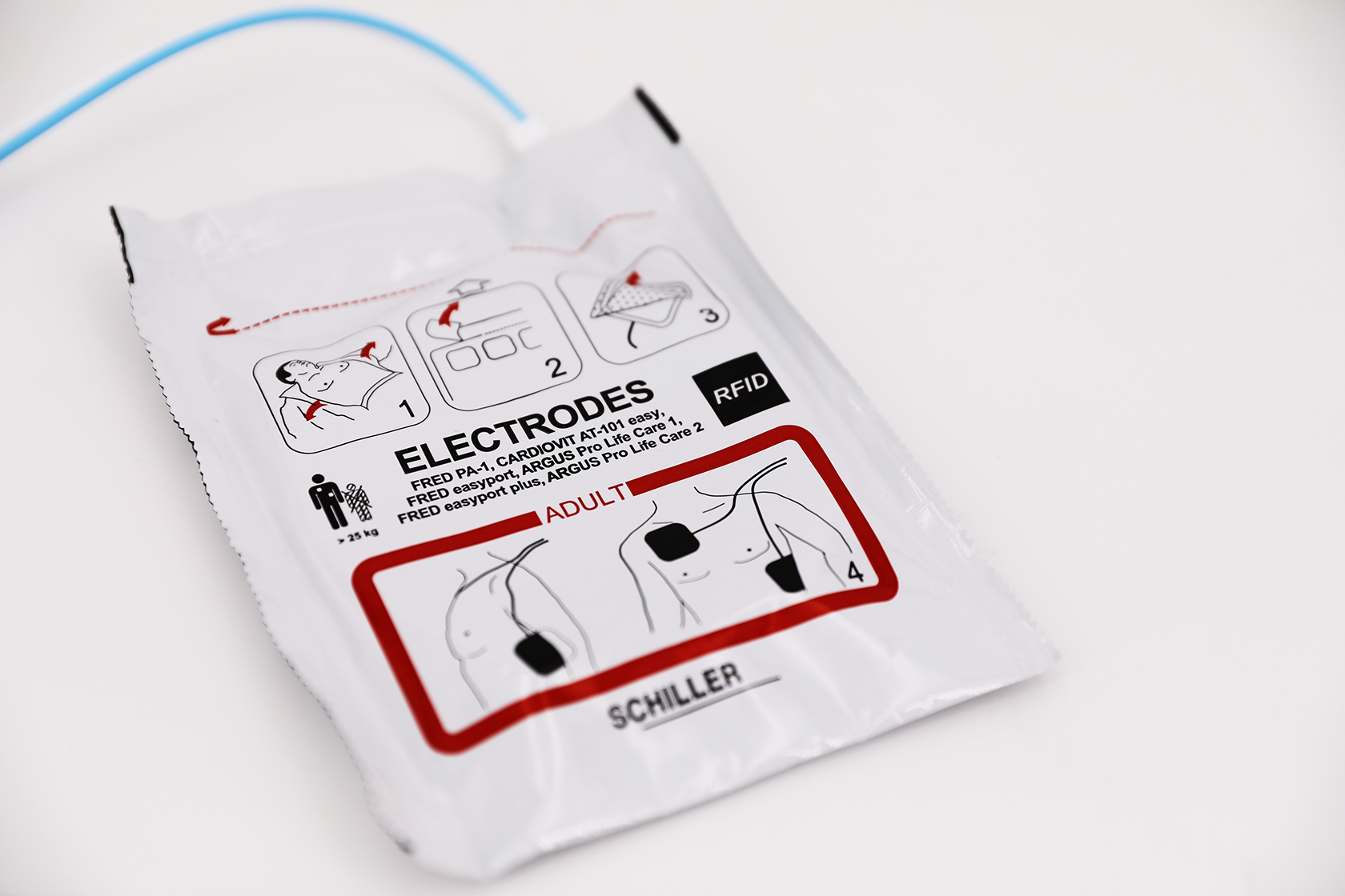 Erwachsenen-Elektroden für Notfallretter.de® Defibrillatoren AED PA-1