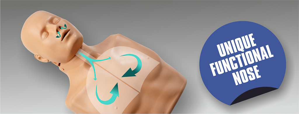 Notfallretter.de® HLW Puppe 2in1 für Trainingszwecke