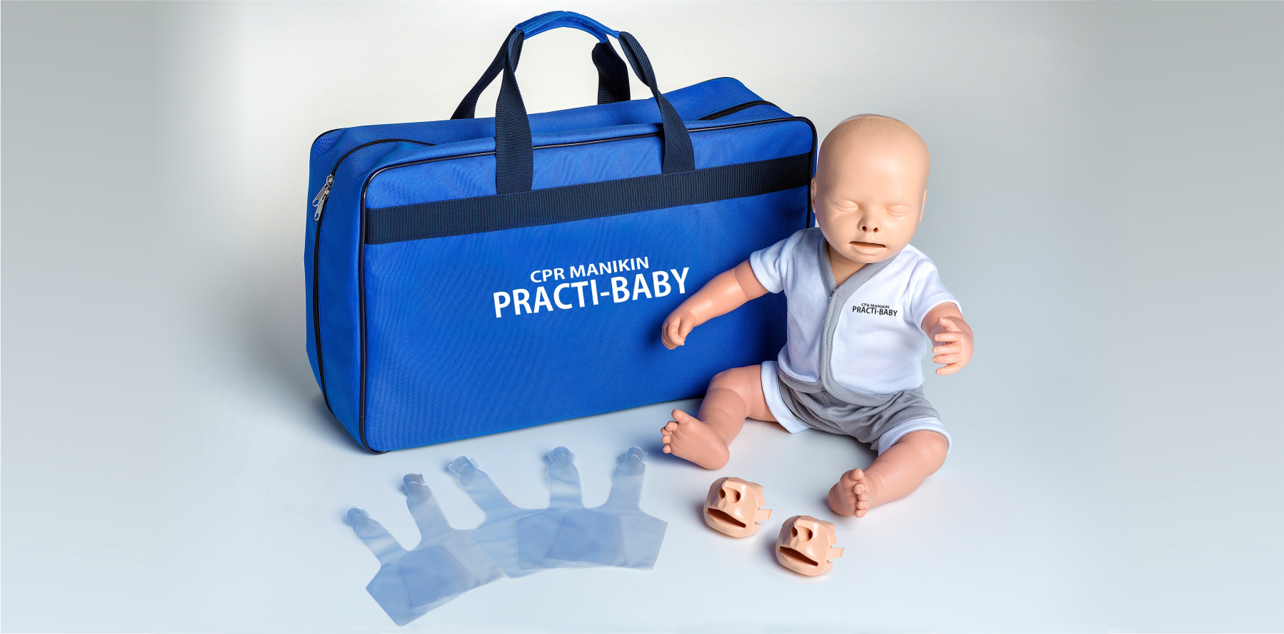 Notfallretter.de® HLW Baby Puppe 2in1 für Trainingszwecke